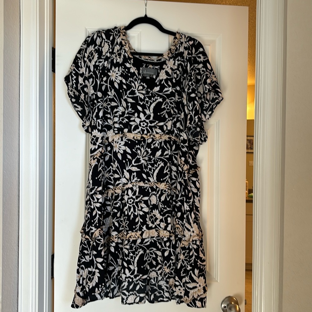 Anthropologie tiered dress